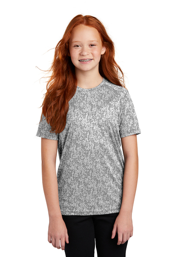 Sport-Tek � Youth 3.8-ounce, 100% Polyester Short Sleeve Digi Camo T-shirt